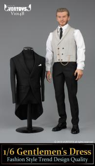 "Retro Gentleman Suit" Anzug mit mantel 