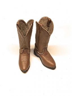 Cowboy Boots Leather Beige 