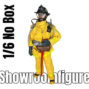 Urban Fireman In Yellow Uniform  1/6 