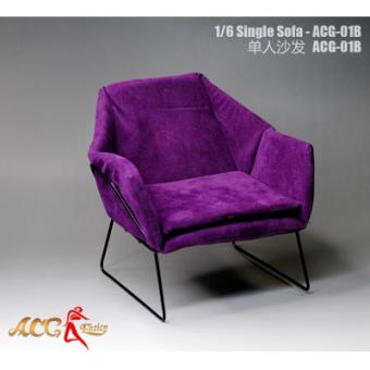 Single Sofa (Purple) 1:6 