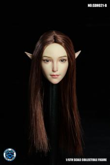 Asian Female Headsculpt with Elf Ears 