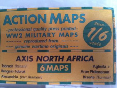1:6 Maps german Africa Corps (5 Maps) 