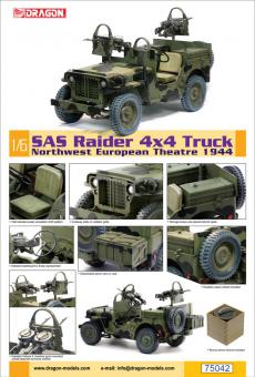 SAS Raider Willys Jeep 4x4 .Bausatz 