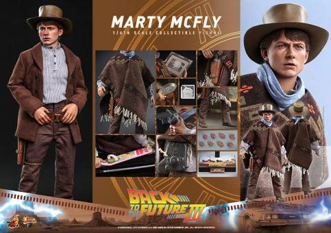 Back to the Future Part III Collectible Figure of Marty McFly, 1/6 