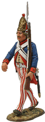American war of Independence: Hessian Grenadiers Marching Rifleman 