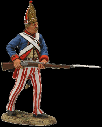 American War of Independense: Hessian Grenadiers Advancing Rifleman 
