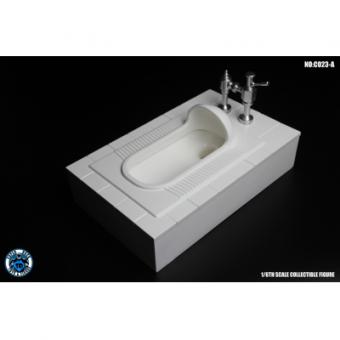 Turkish Toilet (White) 1:6 