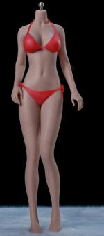 Caucasian Suntan Female Super Flexible Seamless Body (Middle Bust)  1:6 