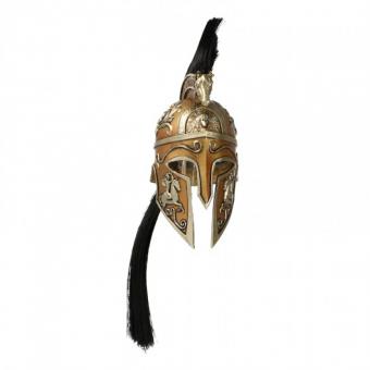 Diecast Helmet Ares Kriegsgott Helm (Gold) (1:6) 