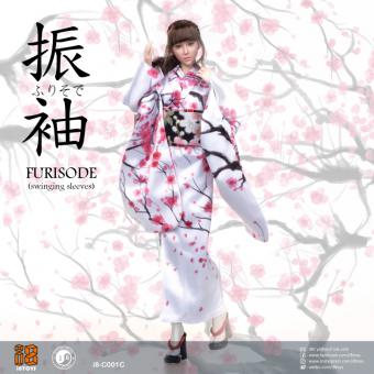 Furisode Female Clothing Set (White) 