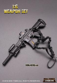 HK 416 Assault Rifle (Black) 1/6 