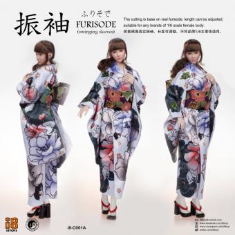 Furisode Female Clothing Set (White) 1/6 