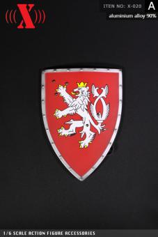 Knight Shield (Red)  Metal 1/6 