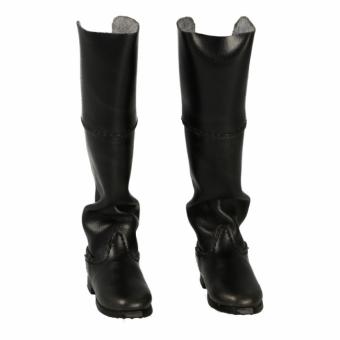 Leather Cavalry Boots (Black) 1:6 