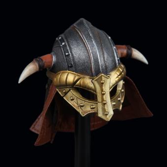 Metal Viking Larp Helm in Metal 1/6 