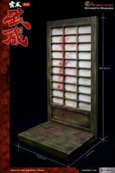 1:6 Miyamoto Musashi Display Stand Diorama (Brown) 