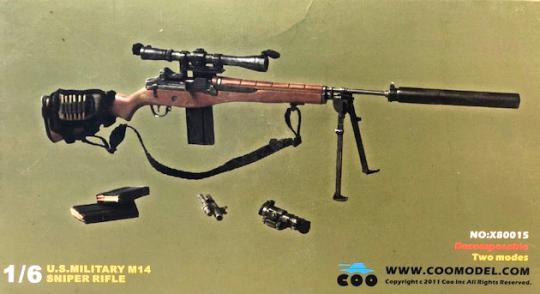 US M 14 Sniper Rifle Set 