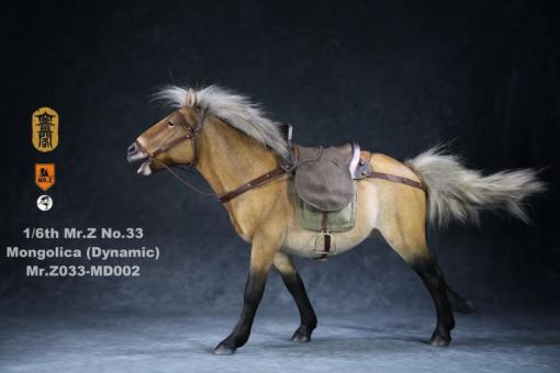 Mongolica Horse (Beige) - in 1:6 scale 