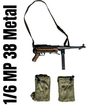 MP 38 in Metal mit 2 Magazintaschen 