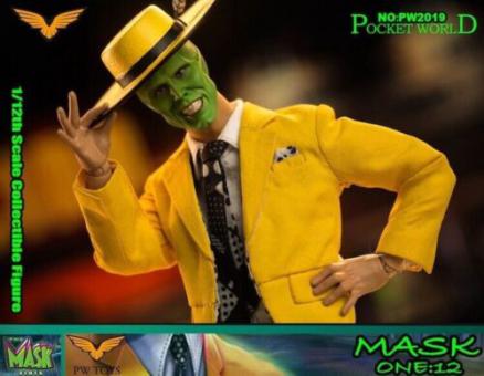 New PWTOYS PW2019 1/12 The Mask Jim Carrey 6" Male Figure Model Toys In Stock 