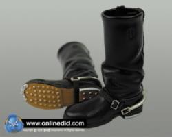Riding Boots with spoors in Metal 