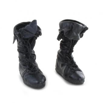 Leather Calcei Boots (Black) 1/6 