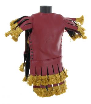 Roman Legionary Pteruges Leather Tunic (Red) 1:6 