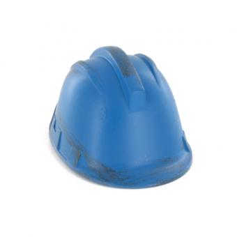 Bauarbeiter Helm blau 1:6 