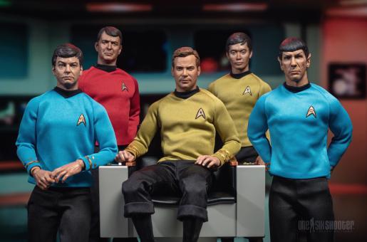 Star Trek Complete Crew and Chair 1:6 30 cm 