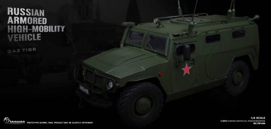 Full Metal RUSSIAN ARMORED HIGH-MOBILITY VEHICLE 1:6 