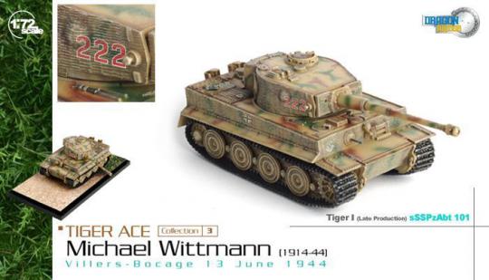 1:72 CH Exclusive MICHAEL WITTMANN TIGER I 222 