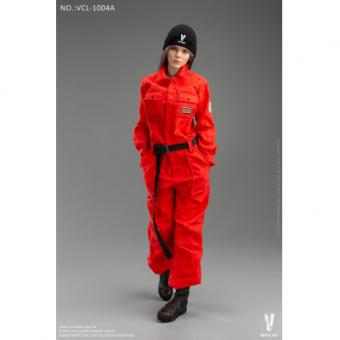 Female Work Wear Set (Red) 1:6 