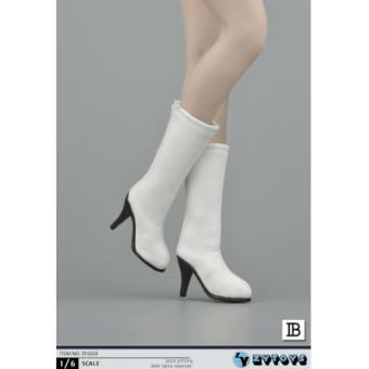 Female Heeled Boots (White) 1:6 