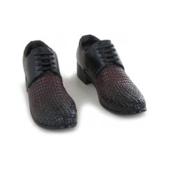 Schuhe schwarz braun 1:6 