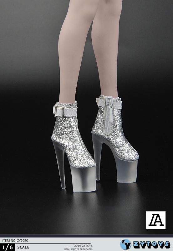 Dragon-Models.de | Woman High Heels Shoes Silber 1:6 | Online kaufen