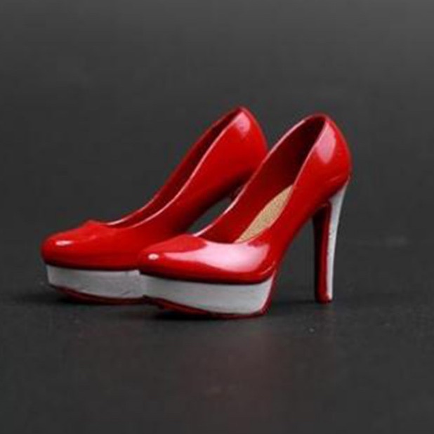 Dragon-Models.de | Woman High Heels Shoes -rot/weiss | Online kaufen